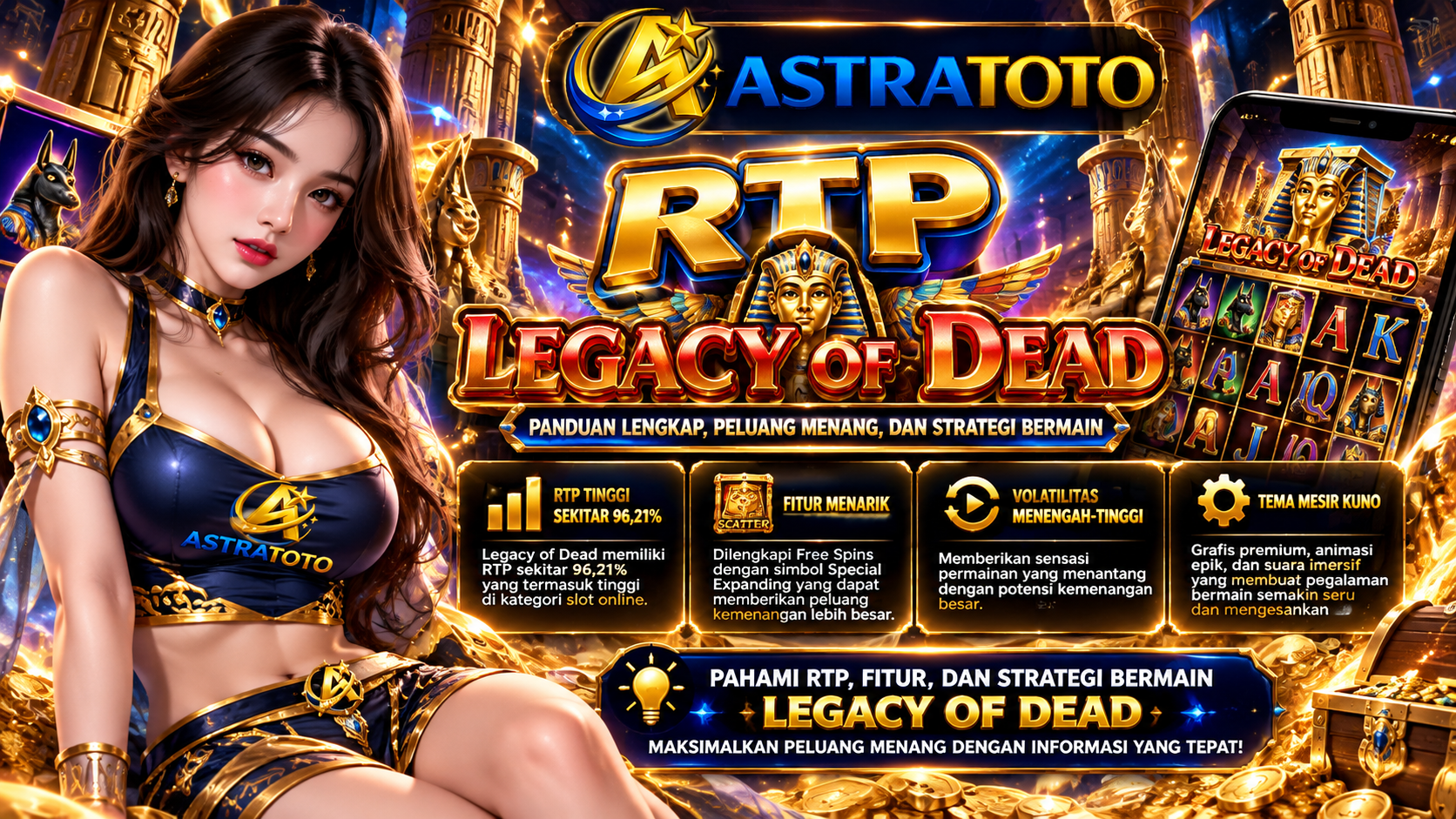 RTP Legacy of Dead: Memahami Persentase Pengembalian dan Risiko Permainan Slot Online